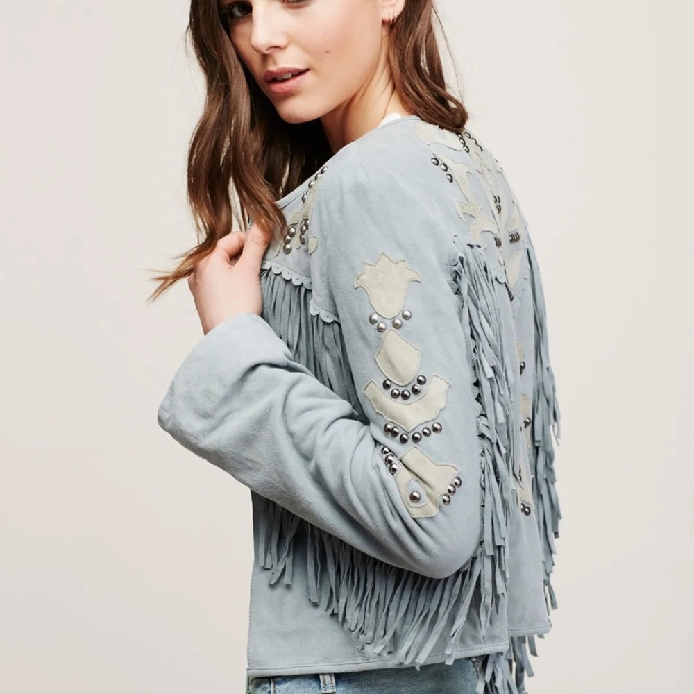 Free People For The Dreamers Suede Jacket